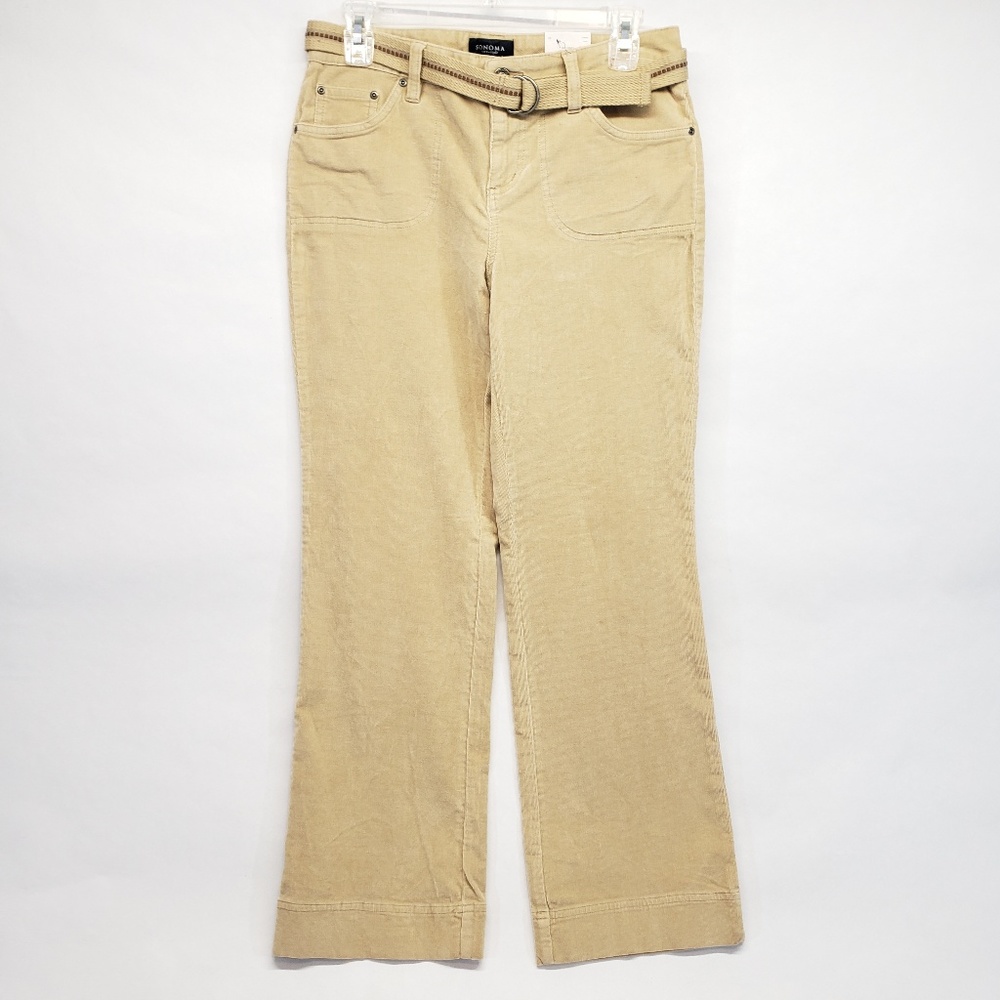Sonoma Camel Corduroy Pants Womens Size 8 Petite
